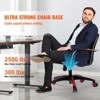 VEVOR Office Chair Base Replacement, 28", 2500 lbs Static Load, Heavy Duty Universal Computer Desk Chair Stool Base Part, Black + Red - 3 of 4