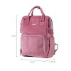 Racxily Velvet Stitching Diaper Bag, Backpack Large Capacity Tote Shoulder Nappy Bag, Organizer for Baby Care with Waterproof Fabric - 2 of 4