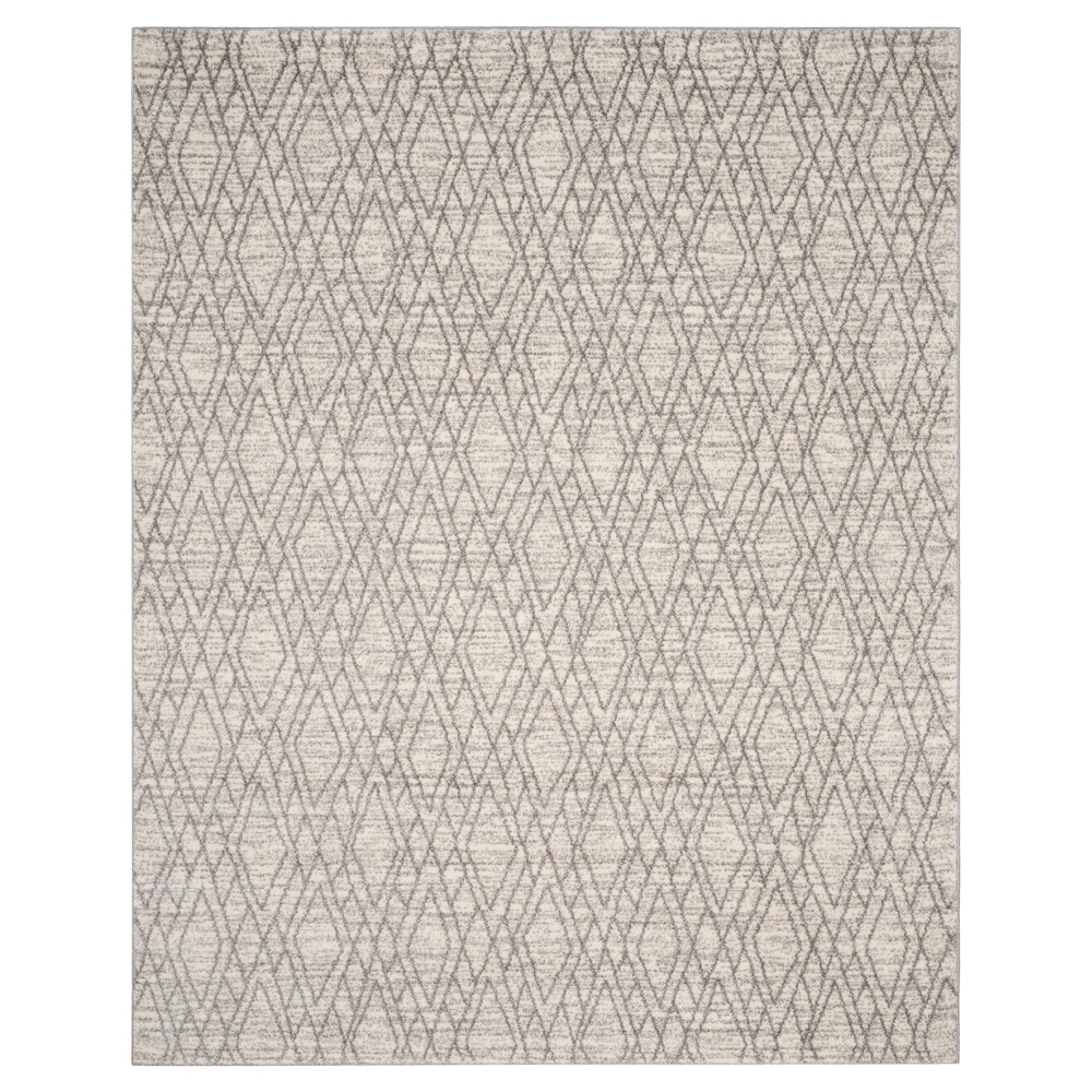Ivory/Light Gray Abstract Tufted Area Rug - (8'x10') - Safavieh