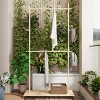 Modern Solid Wood Garment Clothes Drying Rack with 6 Wooden Hangers,Adjustable Shelf,Garment Rack For Bedroom Living Room-Cuddlewood - 2 of 4
