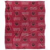 Central Washington University Logo Pattern Silky Touch Blanket White 50x60 - 2 of 4