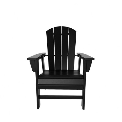 WestinTrends Outdoor Patio Adirondack Dining Chair Weather Resistant