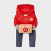 Target Team Member Jeans Dog and Cat Frontal Costume - Boots & Barkley™ Red - 3 of 3