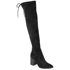 Journee Collection Womens Paras Tru Comfort Foam Stacked Heel Over The Knee Boots - 1 of 4