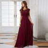 Ever-Pretty Maxi Long Lace Cap Sleeve Bridesmaid Dress - image 4 of 4