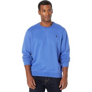 U.S. Polo Assn. Men's Long Sleeve Popover Crew Neck Fleece Sweatshirt - 1 of 3