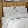 Color Sense 100% Cotton Percale Printed 3-Piece Duvet Cover Set - 3 of 4