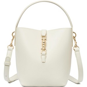 Small Bucket Bag for Women Crossbody Bags Trendy Vegan Leather - 1 of 4