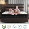 ELJGET Queen/King Mattress, 12 Inch Mixed Memory Foam Mattress in a Box, Zoned Pressure Relief, Medium Firm Feel, Motion Isolation, Deep Sleep - 2 of 4
