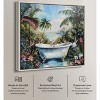 Art Remedy Paradise Bathtub Tropical Bathroom Wall Art Framed - 3 of 4