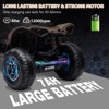 Kids Ride On Electric ATV, 12V Ride On Toy, Toddler Battery Powered 4-Wheeler Quad ATV Car with 2x35W Motors, High Low Speeds, LED Lights, Music - 3 of 4