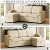 GDFStudio Sheila Multi-Functional 85.8" Fabric Convertible Sofa Bed with Storage - 4 of 4