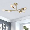 Rennnsan Veloura 18"W 6-Light Sputnik Industrial Dimmable Semi Flush Mount - 4 of 4