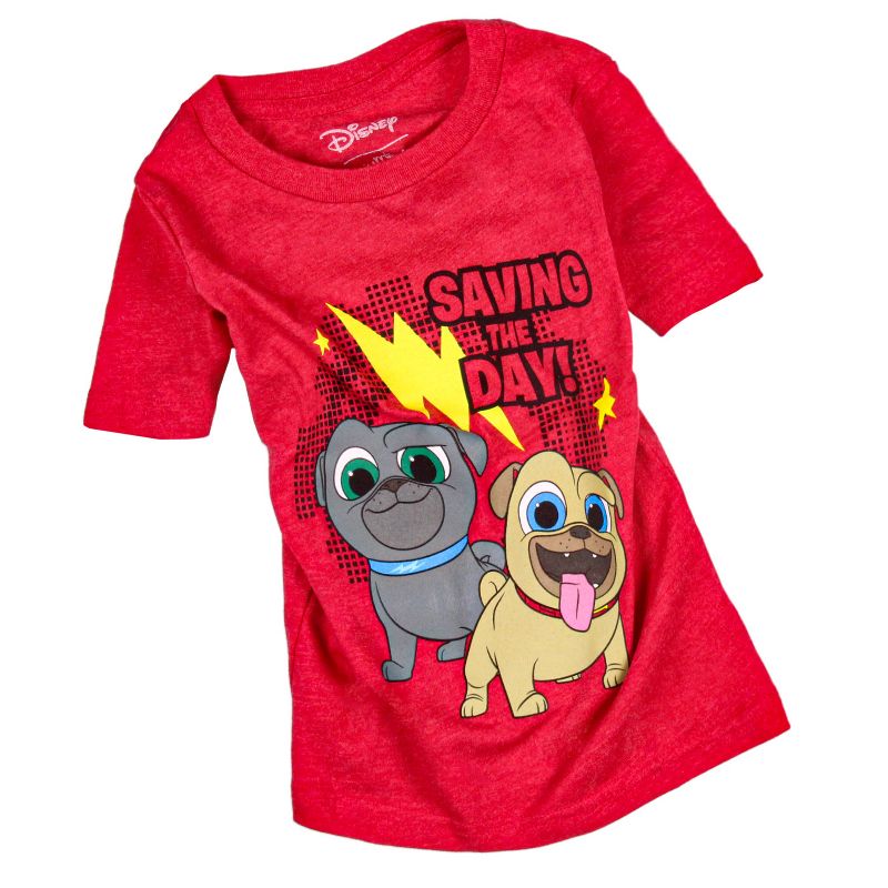 Disney Toddler Boys' Puppy Dog Pals Saving The Day Collectible T-Shirt, 2 of 4