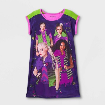 Girls' Zombies Dorm NightGown - Purple 12