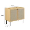 Modway Chaucer 36" Bathroom Vanity – Freestanding Cabinet with Storage Drawers, Oak Finish (Sink Basin Not Included) - 2 of 4
