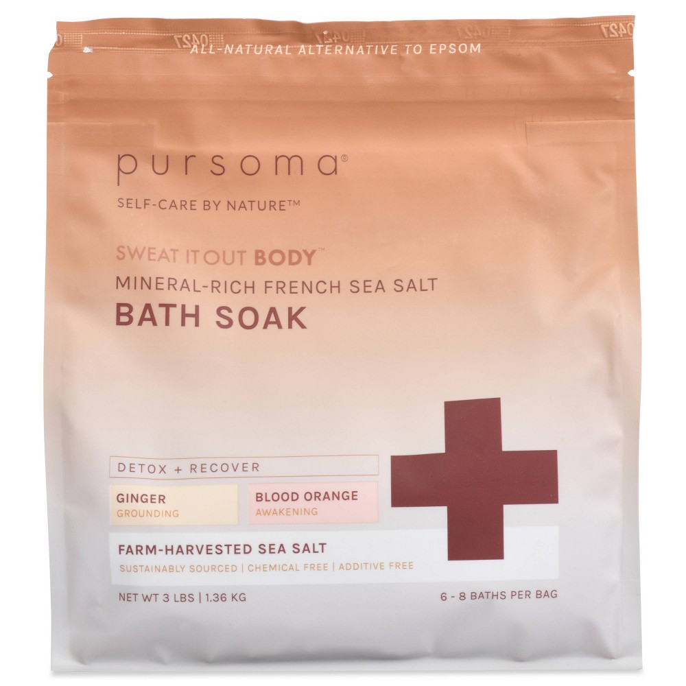 Photos - Shower Gel Pursoma Sweat It Out Body Ginger Bath Soak - 48oz