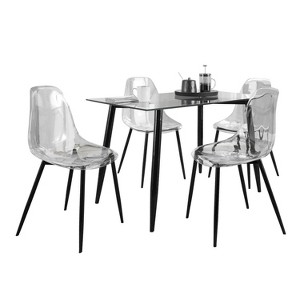 LumiSource 5pc Clara Dining Set - 1 of 4