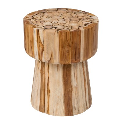 Lawton Teak Accent Table Brown - East At Main