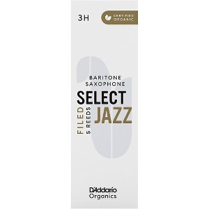 D'Addario Woodwinds Select Jazz, Baritone Saxophone - Filed,Box of 5 3H - 1 of 4