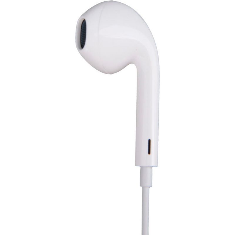 4XEM White Earpod Earphones For Apple iPhone/iPod/iPad - Stereo - White - Mini-phone - Wired - Earbud - Binaural - In-ear, 3 of 6