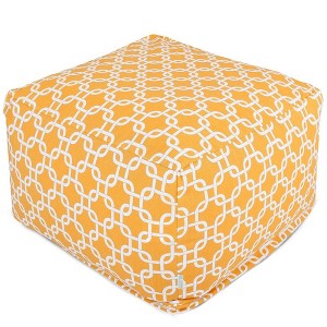 Majestic Home Goods,Ottoman Pouf Links Soft - 1 of 4