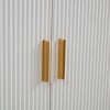 Okak Modern Sideboard Cabinet with Wavy Texture, Buffet Cabinet with 3 Doors, Storage Cabinet for Living Room, Dining Room, Kitchen, White - 4 of 4