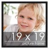 PosterPalooza | Square Modernist Black Picture Frame - UV Acrylic, Foam Board Backing, Hanging Hardware - 2 of 4