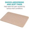 Steins Moleskin Foot Blister Heel Pads for Feet with Adhesive Backing, Chafing and Protection, Tan, 2" x 3" 100 Count - 2 of 4