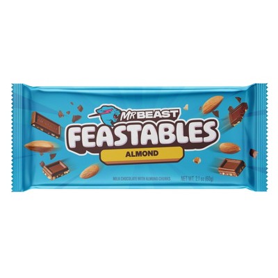 Feastables MrBeast Almond Chocolate Bar - 60g
