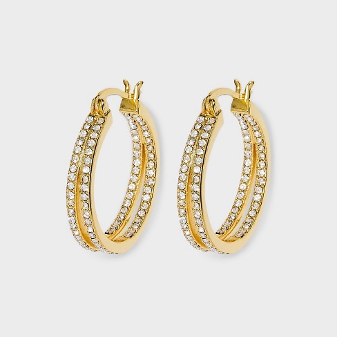 Small Hoop Earrings - A New Day™ Gold : Target