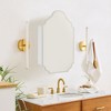 TEHOME 20 in. W x 30 in. H Novelty/Specialty Irregular Arched Metal Beveled Frameless Medicine Cabinet with Mirror - 2 of 4
