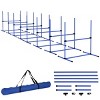 Dog Agility Equipment Set with 8 Adjustable Bar Jumps,Portable Agility Course for Dogs with Carrying Bag,Indoor Outdoor Training Kit-LAOTIES - 4 of 4