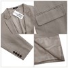 Men's Casual Sport Coat Lightweight Linen Blazer One Button Business Suit Jackets Stylish Daily Suits - 4 of 4