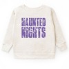 Haunted Nights Block Distressed - Youth Graphic Sweatshirt - 2 of 4