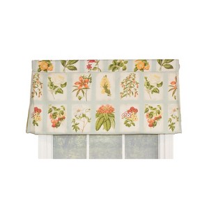 RLF Home Realistic Study Pleated  100% Cotton with Fully Lined 3" Rod Pocket Valnance for Windows 42" x 18" - 1 of 4