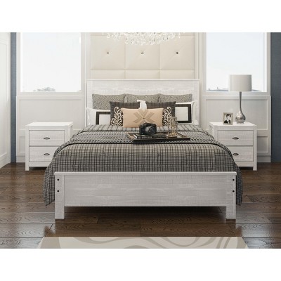 NicBex Modern Wood Twin Size Platform Bed Frame with Headboard,Under Bed Storage,Box Spring Needed,Easy Assembly,Espresso/Walnut/White/Gray