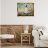 Stupell Industries Halloween Witch Hat Ghostie Floating Frame Canvas Art, Gold, 31" x 25" - 3 of 4