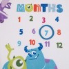NoJo Disney Monsters, Inc. White, Blue, and Green, New Scarer Recruit Super Soft Photo Op Milestone Baby Blanket - 4 of 4