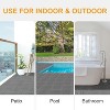 VINGLI Interlocking Deck Tiles, Anti-Slip Plastic Tiles for All Weather, Outdoor Flooring for Patio, Poolside, 27 Pcs 11.8"x11.8" - 3 of 4