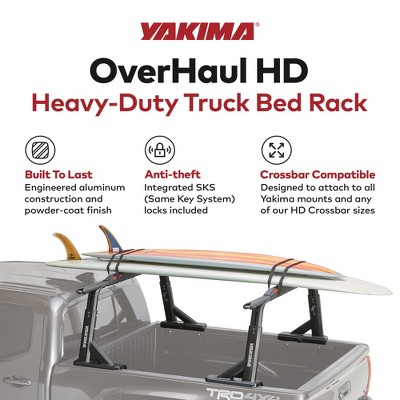 Yakima OverHaul HD Adjustable Black Aluminum Truck Bed Rack