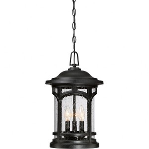 Quoizel Lighting Marblehead 3 - Light Pendant in  Mystic Black - 1 of 3