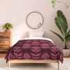 Deny Designs Schatzi Brown Aurelia Floral Burgundy Twin/Twin XL Comforter and Sham Set (2-3pc Set) - 3 of 4