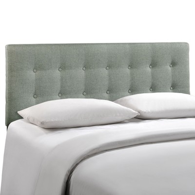 Emily Full Upholstered Fabric Headboard Ivory - Modway : Target