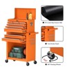 Huxxion 8-Drawer Rolling Tool Box, Lockable Rolling Tool Chest with Wheels - 3 of 4