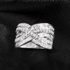 Ross-Simons 1.25 ct. t.w. Baguette and Round Diamond Highway Ring in Sterling Silver - 4 of 4