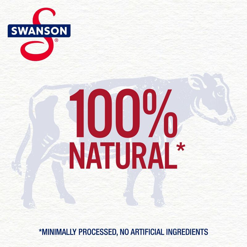 Swanson 100% Natural Gluten Free Unsalted Beef Broth - 32 fl oz, 2 of 15