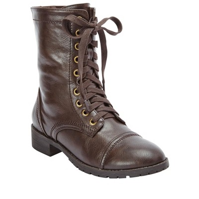 Comfortview Women's Wide Width The Britta Boot - 7 Ww, Dark Brown : Target