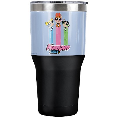 Powerpuff Girls The Girls Fly Steel Tumbler 30oz Coffee Travel Mug