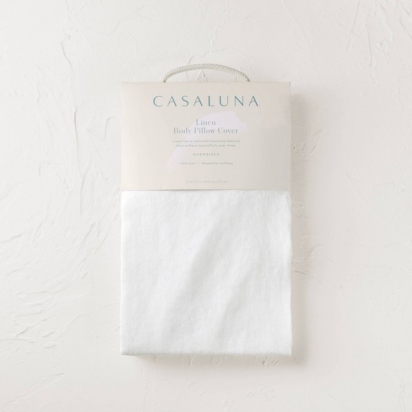 Funda de Almohada de Cuerpo de Lino Europeo - Casaluna™ 4